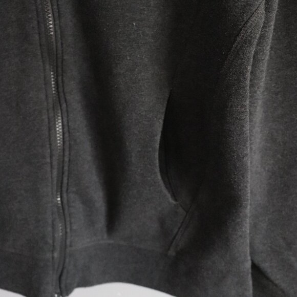 Lole Womens Grey Sz M Full Zip Hooded Athletic Comfy Fleece Sweater - Picture 9 of 14